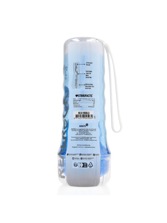 MASTURBADOR EASY RIDER VAGINA AZUL REALROCK