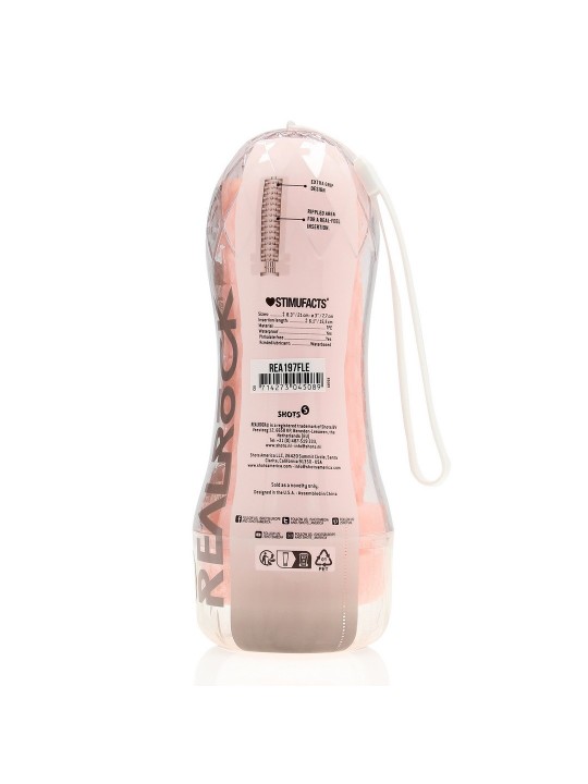 MASTURBADOR TEASY RIDER TEXTURED FLESH REALROCK