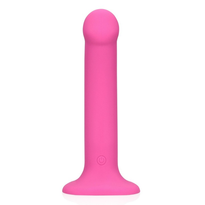 VIBRADOR NON-PHALLIC VIBRATING DILDO MÉDIO POWERFUL PINK LOVELINE