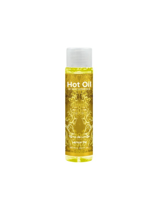 ÓLEO DE MASSAGEM COM EFEITO CALOR TARTE DE LIMÃO HOT OIL NUEI 100ML