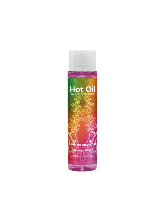 ÓLEO DE MASSAGEM COM EFEITO CALOR ELÍXIR DE UNICÓRNIO HOT OIL NUEI 100ML
