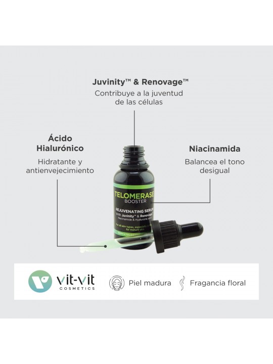 SERÚM TELOMERASE BOOSTER VIT VIT COSMETICS 30ML