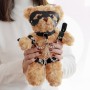 URSO DE PELÚCIA BONDAGE CRUSHITO PRETO 31CM CRUSHIOUS