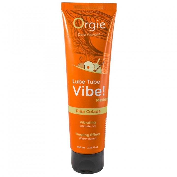 LUBRIFICANTE LUBE TUBE VIBE! PIÑA COLADA ORGIE 100ML
