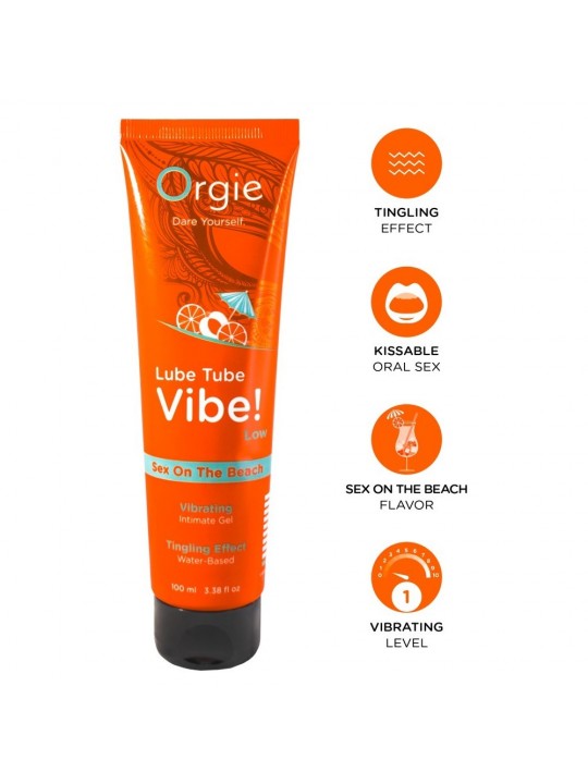 LUBRIFICANTE LUBE TUBE VIBE! SEX ON THE BEACH ORGIE 100ML