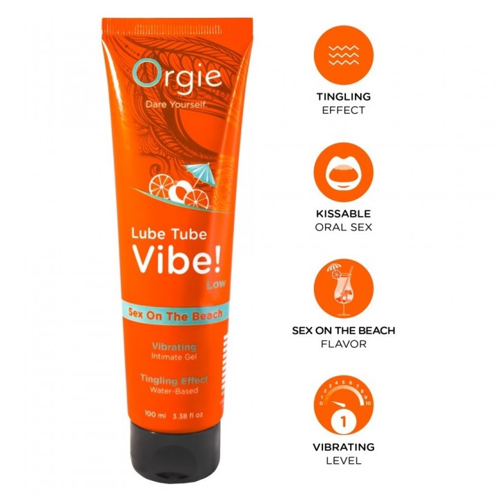 LUBRIFICANTE LUBE TUBE VIBE! SEX ON THE BEACH ORGIE 100ML