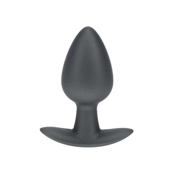 PLUG ANAL SMOOTH SILICONE MEDIUM 3,1 /7,9 CM GUN METAL OUCH!