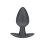 PLUG ANAL SMOOTH SILICONE MEDIUM 3,1 /7,9 CM GUN METAL OUCH!
