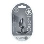 PLUG ANAL SMOOTH SILICONE MEDIUM 3,1 /7,9 CM GUN METAL OUCH!
