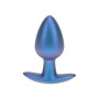 PLUG ANAL SMOOTH SILICONE MEDIUM 3,1 /7,9 CM METALLIC BLUE OUCH!