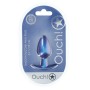 PLUG ANAL SMOOTH SILICONE MEDIUM 3,1 /7,9 CM METALLIC BLUE OUCH!