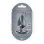 PLUG ANAL SMOOTH SILICONE LARGE 3,5 /8,9 CM GUN METAL OUCH!