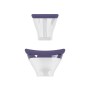 BOMBA RECARREGÁVEL PARA VULVA E SEIOS SENSUAL ROXA PUMPED