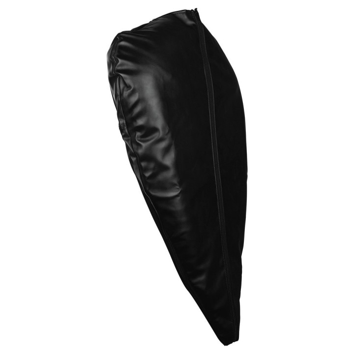 RESTRIÇÃO DE BRAÇOS ZIP-UP FULL ARM AND SHOULDER SLEEVE PRETO XTREME OUCH!