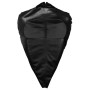 RESTRIÇÃO DE BRAÇOS ZIP-UP FULL ARM AND SHOULDER SLEEVE PRETO XTREME OUCH!