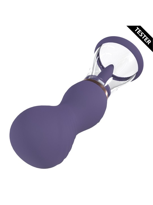 TESTER BOMBA RECARREGÁVEL PARA VULVA E SEIOS SENSUAL ROXA PUMPED