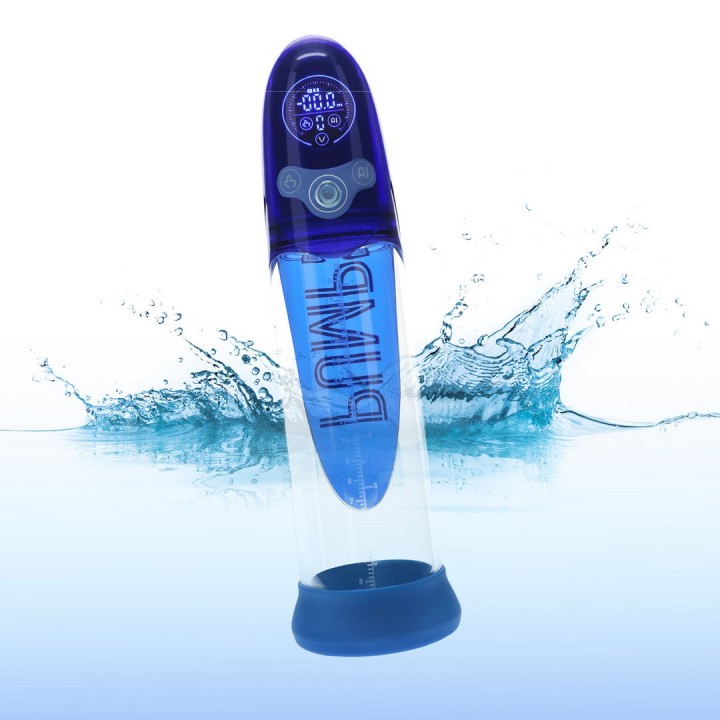 BOMBA AUTOMÁTICA PARA O PÉNIS COM IA AQUA-PRO AZUL PUMPED