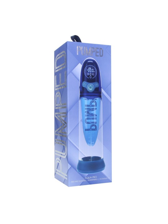 BOMBA AUTOMÁTICA PARA O PÉNIS COM IA AQUA-PRO AZUL PUMPED