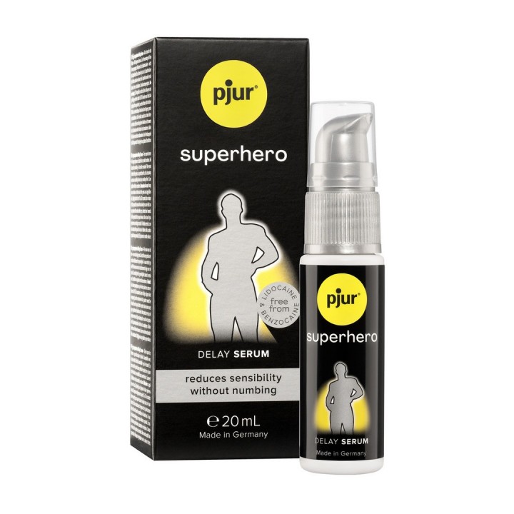 SERÚM RETARDANTE SUPERHERO 0.7 FL OZ / 20 ML PJUR