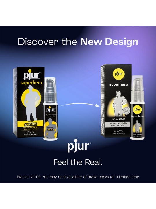 SERÚM RETARDANTE SUPERHERO 0.7 FL OZ / 20 ML PJUR