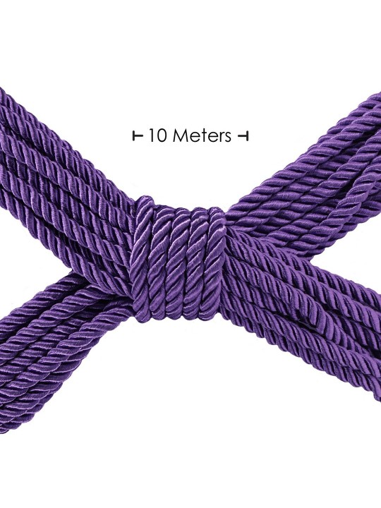 CORDA DE POLIÉSTER PARA BONDAGE 32.8 FT /10 M ROXO OUCH!