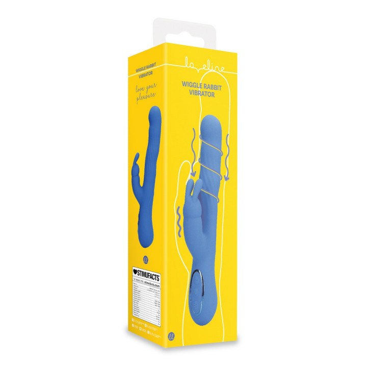 VIBRADOR WIGGLE RABBIT JETSET BLUE LOVELINE