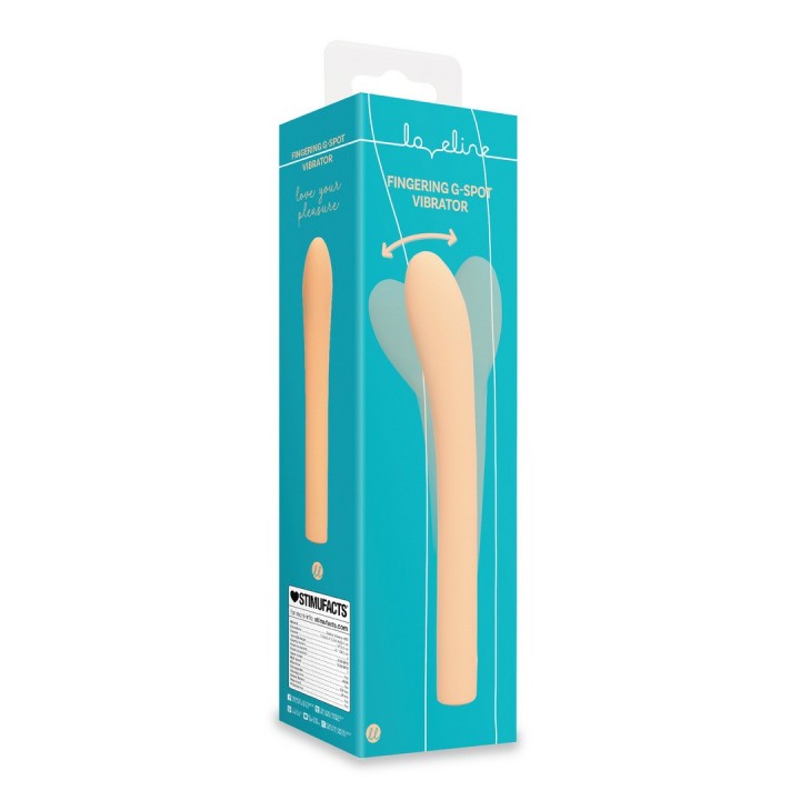 VIBRADOR DE PONTO G PEACH FUZZ LOVELINE