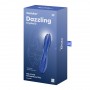 DILDO DE VIDRO DAZZLING CRYSTAL 2 AZUL SATISFYER