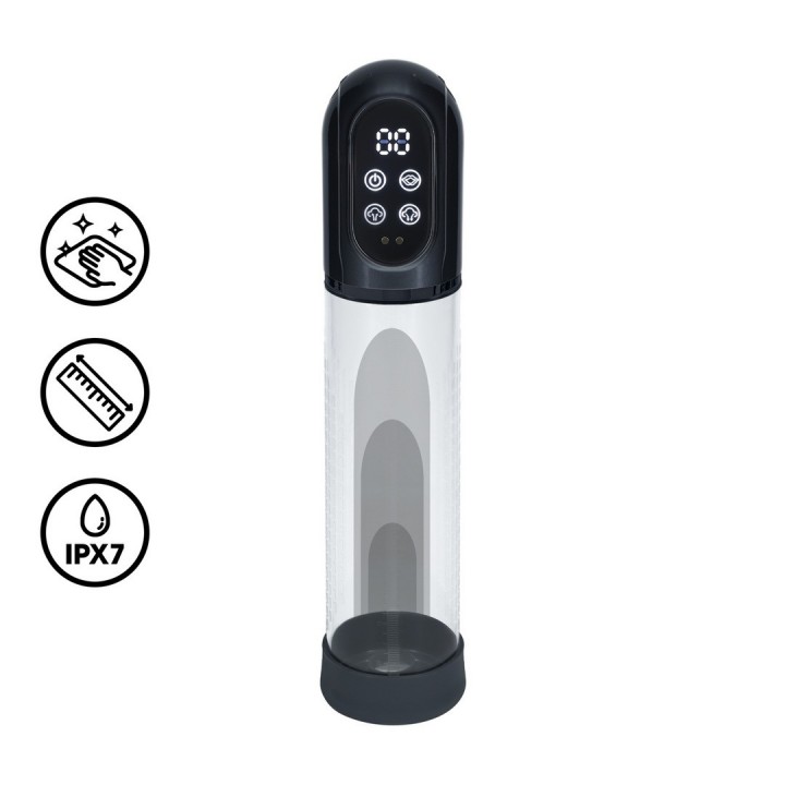 BOMBA PARA O PÉNIS AUTOMÁTICA E MASTURBADOR ENGAGE GUN METAL PUMPED