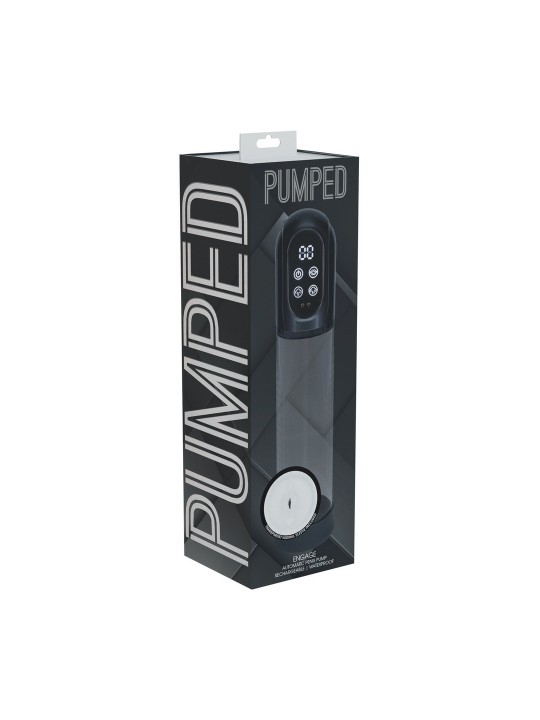 BOMBA PARA O PÉNIS AUTOMÁTICA E MASTURBADOR ENGAGE GUN METAL PUMPED