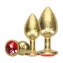 MILAN COLLECTION - METAL ANAL PLUG SET - GOLD