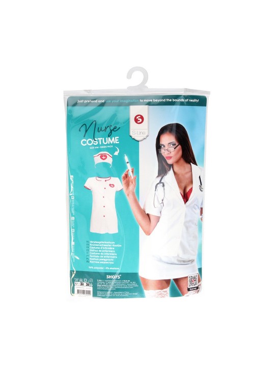 FANTASIA DE ENFERMEIRA BRANCO S-LINE  - 36-38 S/M