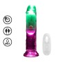 LED VIBRATING STRAIGHT COCK - 6 / 15 CM - TRANSPARENT