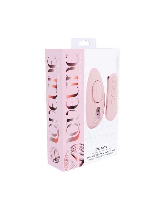 VIBRADOR DE CUECA COM COMANDO CÉLESTE ROSA LOVELINE