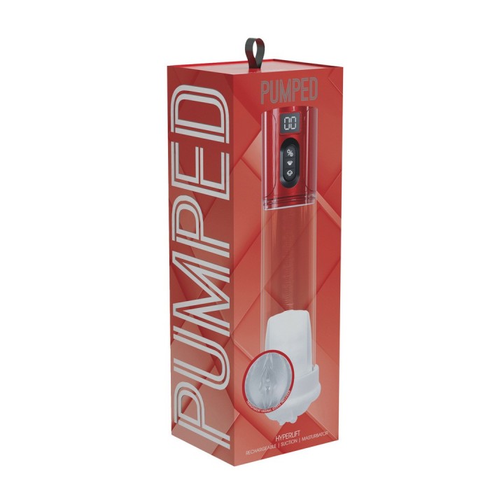 BOMBA MASTURBADORA COM SUCÇÃO MAXLIFT METALLIC RED PUMPED