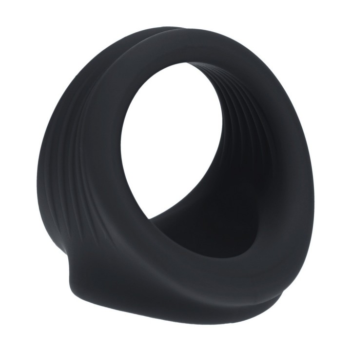 ANEL PARA O PÉNIS E TESTÍCULOS PRETO LEVELZ