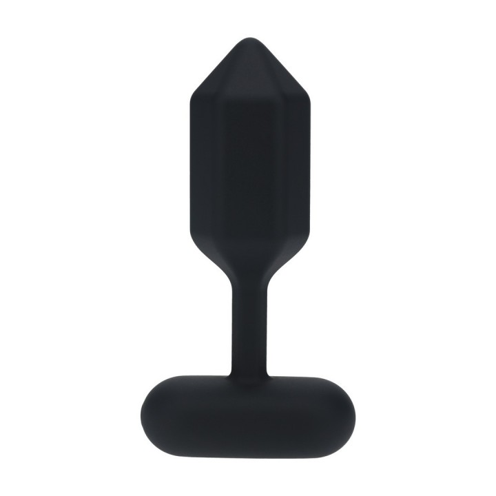 PLUG ANAL DE SILICONA COM VIBRAÇÃO HEXAGONAL S PRETO LEVELZ