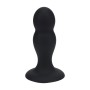 PLUG ANAL DE SILICONE LÍQUIDO DOBLE RATTER M PRETO LEVELZ