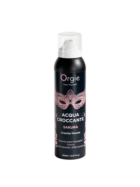 ESPUMA DE MASSAGEM CRACKELING ACQUA CROCCANTE SAKURA 150ML ORGIE