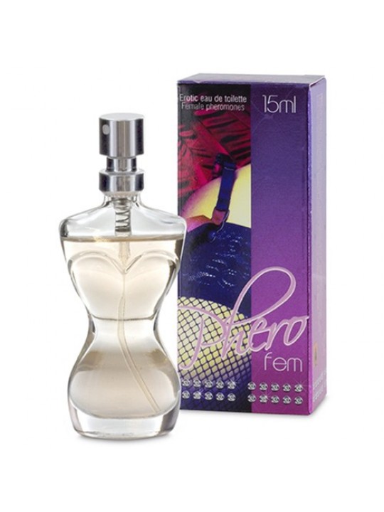 PERFUME COM FEROMONAS PARA MULHER PHEROFEM 15ML
