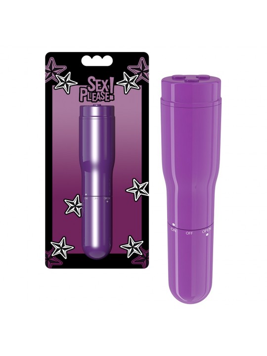 MINI VIBRADOR SEX PLEASE! SWEET SENSATIONS ROXO