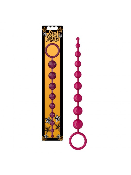 9 PÉROLAS ANAIS SEX PLEASE! SEXY BEADS ROXAS