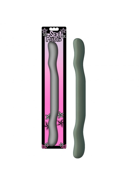 DILDO DUPLO SEX PLEASE! 18 CINZENTO