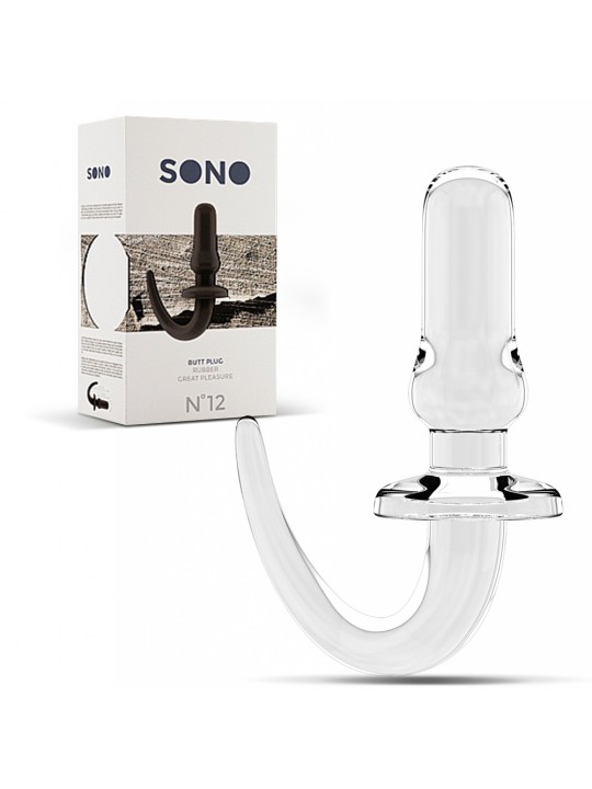 PLUG ANAL SONO Nº12 TRANSPARENTE