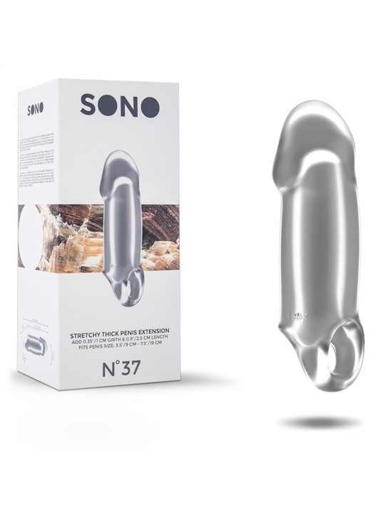 MANGA COM EXTENSÃO PARA O PÉNIS SONO Nº37 TRANSPARENTE