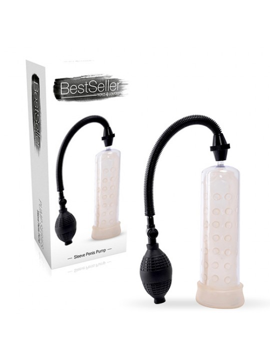 BOMBA PARA O PÉNIS BESTSELLER SLEEVE PENIS PUMP BRANCA