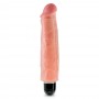 VIBRADOR REALÍSTICO KING COCK VIBRATING STIFFY 7? BRANCO