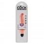 VIBRADOR REALÍSTICO KING COCK VIBRATING STIFFY 7? BRANCO