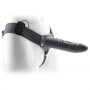 STRAP-ON OCO COM VIBRAÇÃO REAL RAPTURE AIR FEELING 8 PRETO