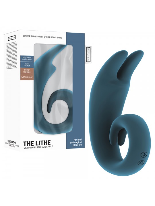VIBRADOR RECARREGÁVEL THE LITHE AZUL